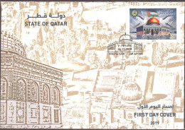 FDC  - QATAR-  Al-Quds, Capital Of Palestine 2019 - Qatar