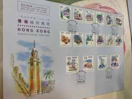 Hong Kong Stamp 2002 Addition Of $13 One Value Horse Race Train FDC Special Bridge Clock  Buddha Ferry Rail - Ungebraucht