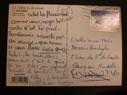 CP TP BIBLIOTHEQUE NATIONALE DE FRANCE 3,00 OBL.MEC.25-8 1997 BASTIA CENTRE DE TRI HTE CORSE - Cartas & Documentos