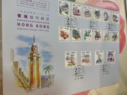 Hong Kong Stamp 2002 Addition Of $13 One Value Horse Race Train FDC Special Bridge Clock Hologram Buddha Ferry Rail - Neufs
