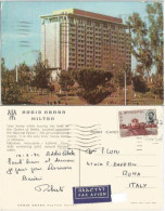 Ethiopia Addis Ababa Hilton Hotel Airmail Pcard 15mar1972 X Italy With Regular C30 - Etiopia