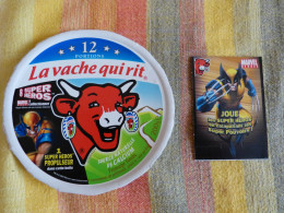 étiquette Fromage La Vache Qui Rit ,super Héros - Quesos