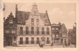 PAYS-BAS - Middelbourg - Balans - Sociëteit St. Joris - Gebouwd 1582 - Carte Postale Ancienne - Middelburg