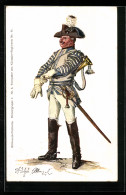 Künstler-AK Reklame Für Stollwerck Chocolade, Trompeter Des Kürassier-Regiments Nr. 11  - Cultivation