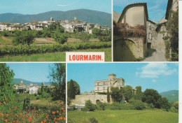 LOUMARIN VUE GENERALE RUE ALBERT CAMUS LE CHATEAU 1983 CPSM 10X15 TBE - Lourmarin