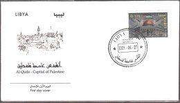 FDC  -LIBYA -  Al-Quds, Capital Of Palestine 2021 - Libië