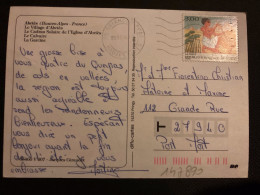 CP TP LA LETTRE ATHENES 3,00 OBL.MEC.08 07 98 05 BRIANCON PPAL - Lettres & Documents