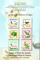 2003-Tunisie / Y&T 1489--1494 - Faune & Flore; Prospectus - Hoftiere