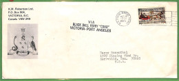 ZA1541 - USA Canada - POSTAL HISTORY -   SHIP MAIL: Black Ball Ferry Coho 1975 - Marcophilie