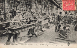 MILITARIA - Guerre 1914-1915 - Fabrication Des Obus De 75 - Le Chariotage Et Le Centrage - Carte Postale Ancienne - Andere Kriege