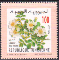 2003-Tunisie / Y&T 1489--  Faune & Flore; Fleurs D'Eglantier - 1V / MNH***** - Rosen