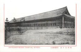 Japan Postcard Kyoto Sanjusangendo Temple Pagoda Architecture Park - Kyoto