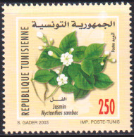 2003-Tunisie / Y&T 1490--  Faune & Flore; Fleurs De  Jasmin - 1V / MNH***** - Roses