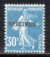 N° 192-CI 1 (Semeuse Variété: Surcharge Décalée) Neuf* SUPERBE: COTE= + 20 € - Lehrkurse