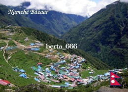 Nepal Namche Bazaar Aerial View New Postcard - Nepal