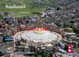 Nepal Boudhanath Temple Aerial View UNESCO New Postcard - Népal