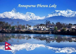 Nepal Himalayas Annapurna Phewa Lake New Postcard - Népal