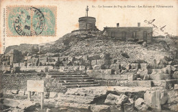 FRANCE - Le Sommet Du Puy De Dôme - Les Ruines Et L'obseravtoire - Vue Générale - Carte Postale Ancienne - Autres & Non Classés