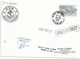 YT 3106 Voiturier à Marée - Boulogne - Postée à Bord Du MD - Paquebot - Le Port - La Réunion - 30/12/1997 - Covers & Documents