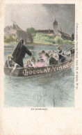 FANTAISIES - En Promenade - En Barque - Enfants - Animé - Carte Postale Ancienne - Otros & Sin Clasificación