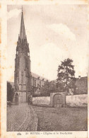 FRANCE - Mutzig - Vue Sur L'église Et Le Presbytère - Vue Face à L'entrée - De L'extérieure - Carte Postale Ancienne - Mutzig