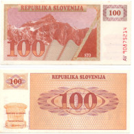 Slovenia 100 Tolarjev 1992 P-6 UNC - Slovenië