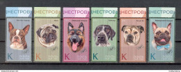 Label Transnistria 2023 Dog Breeds 6v**MNH - Fantasie Vignetten