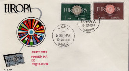  Spanje- FDC - Europa CEPT 1960 - 1960