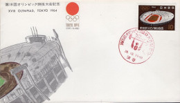  Japan - FDC - Tokyo, XVIII Olympiad - Verano 1964: Tokio