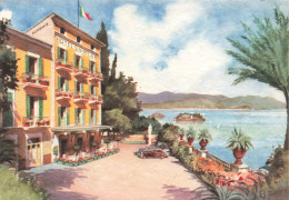 ITALIE - Verbania - Stresa - Hotel Simplon - Peinture - Descendues Au Simplon Le 20 Mai 1952 - Carte Postale - Messina