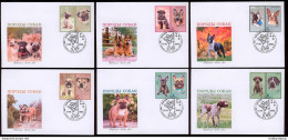 Label Transnistria 2023 Dog Breeds 6 FDC S - Viñetas De Fantasía