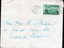 USA - Air Mail, Cover To Antwerp, Belgium - 2c. 1941-1960 Lettres
