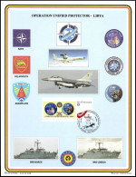 CS / HK - DUOSTAMP/MYSTAMP° - Operation Unified Protector - NATO And Libya - Cartas & Documentos