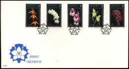 Jersey - Orchideeën - FDC -  - Jersey