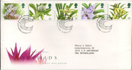 United Kingdom - Orchids - FDC -  - 1991-2000 Em. Décimales