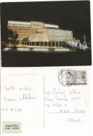 Ethiopia Africa Hall In Addis Ababa #3 AirmailPcard X Italy 1966/68 With Simple Frankings - Ethiopia