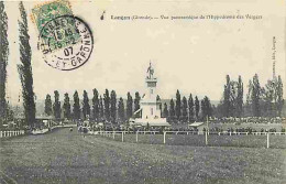 33 - Langon - Vue Panoramique De L'Hippodrome Des Vergers - Animée - Course Hippique - Chevaux - Oblitération Ronde De 1 - Langon