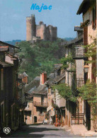 12 - Najac - Rue Du Bariou Dominée Par Le Château - CPM - Carte Neuve - Voir Scans Recto-Verso - Najac