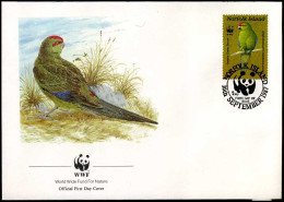 Norfolk Island - FDC - Green Parrot - FDC