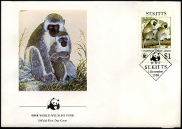 St. Kitts - FDC - Green Monkey - FDC