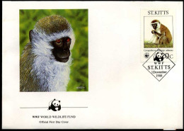 St. Kitts - FDC - Green Monkey - FDC