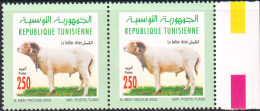 2003-Tunisie / Y&T 1490--  Faune & Flore; Bélier Aries - En Paire 2V / MNH***** - Tunisia (1956-...)