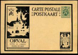 België - Postkaart - Orval, Ingang Der Abdij - Postcards 1934-1951