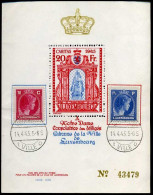 Luxembourg -  342 + 348 - Carte Numérotée - A Notre Dame Des Affligés - Storia Postale