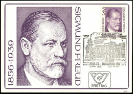 österreich - Maximum Card - Siegmund Freud - Cartas Máxima