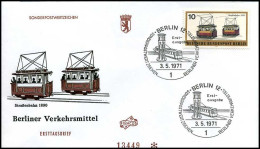 Bundespost  Berlin - FDC -  Berliner Verkehrsmittel - Treni