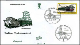 Bundespost Berllin  - FDC -  Berliner Verkehrsmittel - Trains