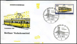 Bundespost Berllin  - FDC -  Berliner Verkehrsmittel - Trains