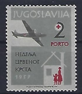 Jugoslavia 1957  Zwangszuschlagsmarken-Porto (**) MNH  Mi.14 - Liefdadigheid