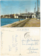 Eritrea (Ethiopia Period) Massawa View Railway At The Port - Stampless Airmail Pcard 3nov1966 To Italy - Erythrée